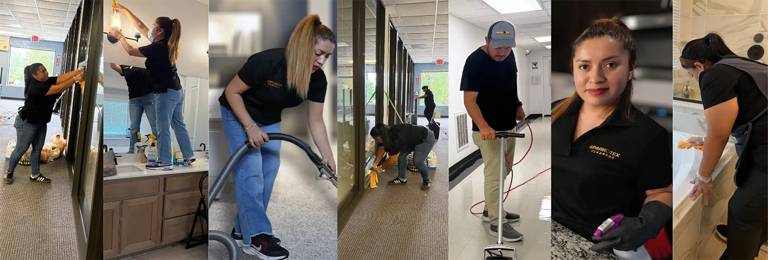 SparkTex Cleaners Hero - Best Cleaning Services in Houston, The Woodlands, Conroe Texas.